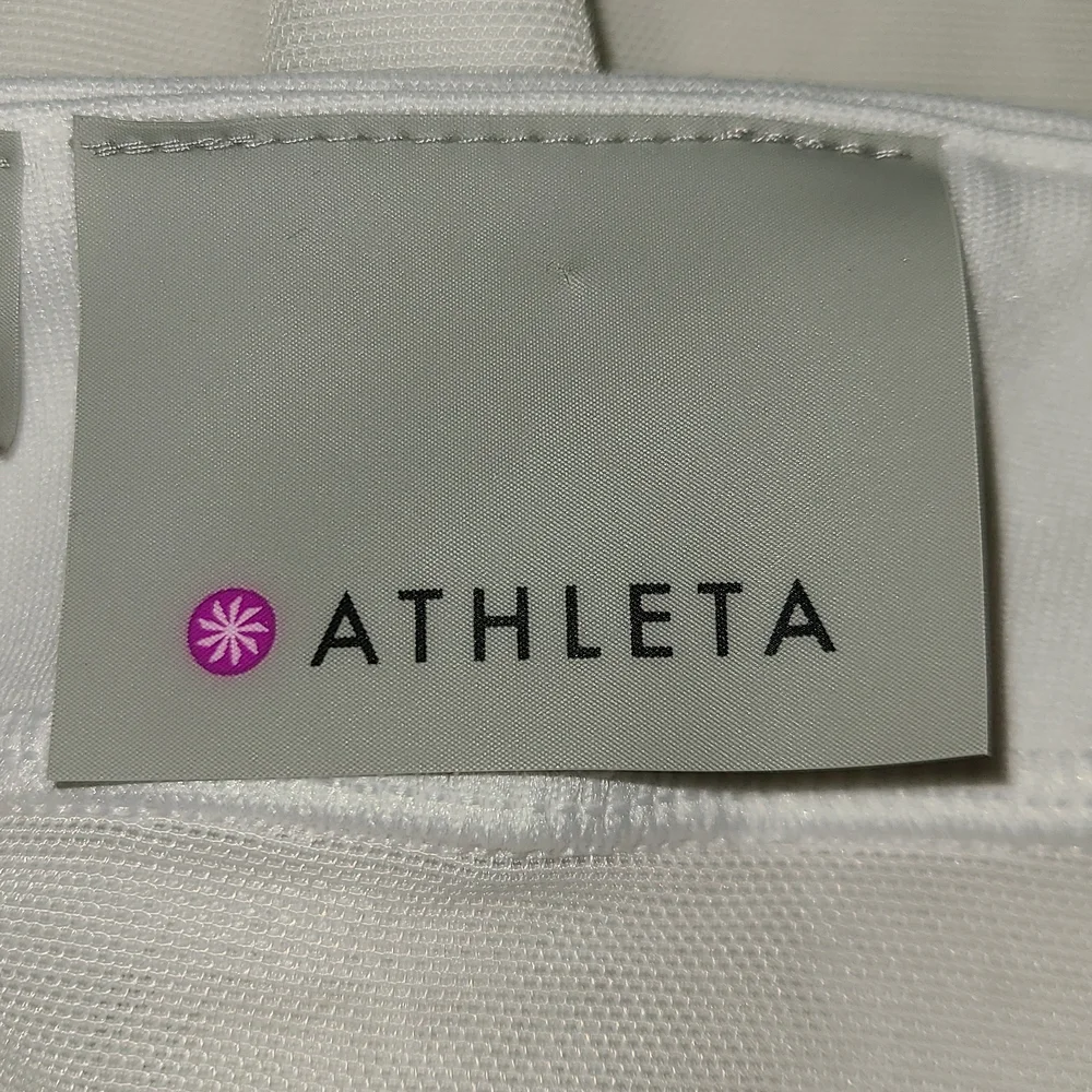 Athleta Turbo Charge White Racer Back Tank Top - Picture 3 of 6